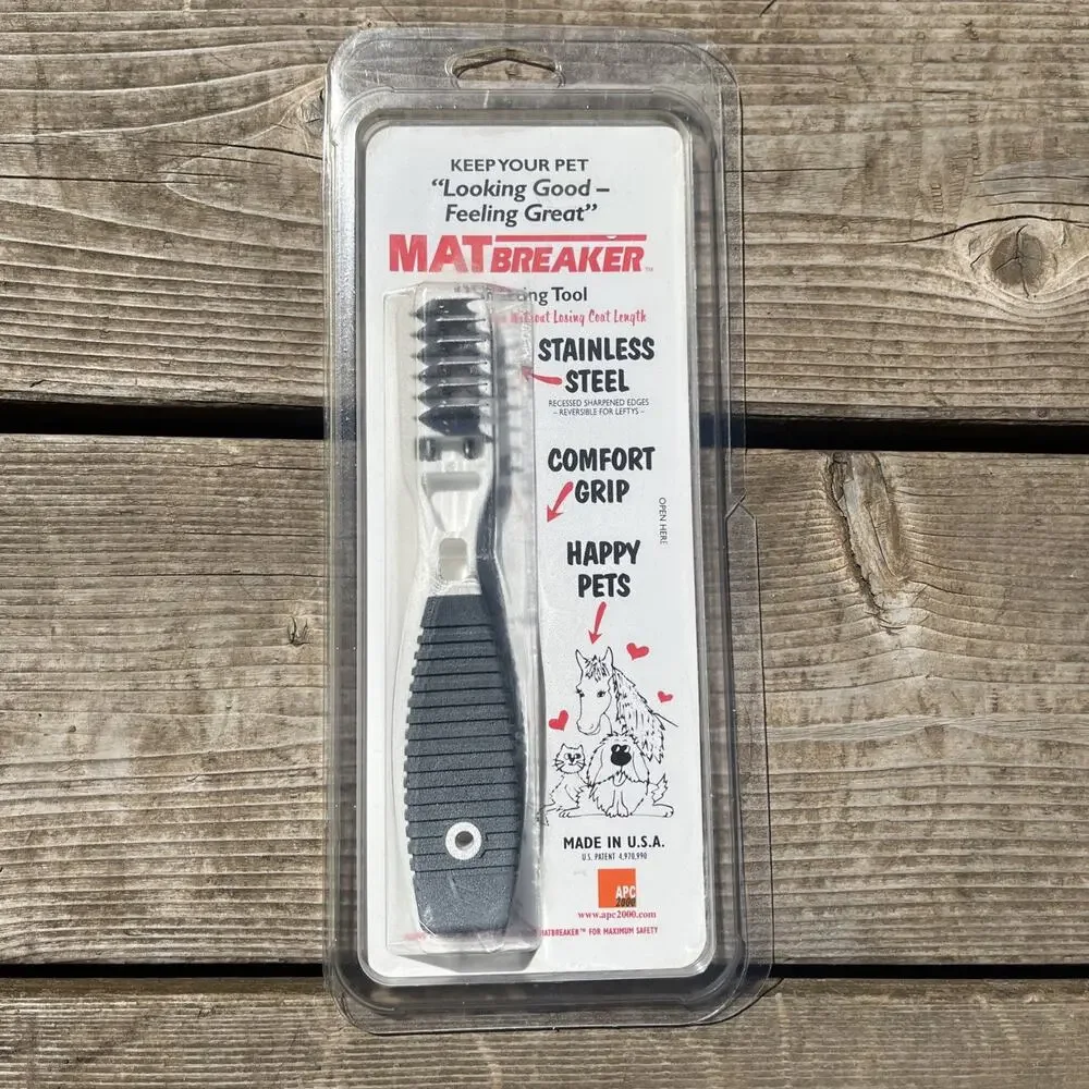 APC 2000 Mat Breaker Dematting Tool Made In USA UPC 758799300015 Horses Dogs Cat